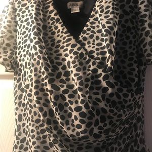 Animal print dress
